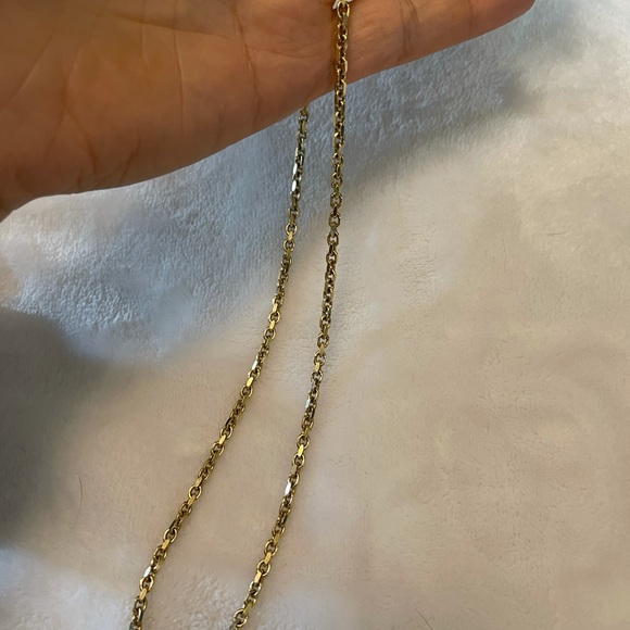 10K Gold Rolo Cable Chain Necklace - Great Condition - 15 Grams - 20 inches - Picture 2 of 7